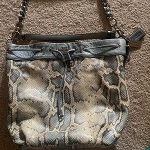 COACH snake skin purse/bag RARE